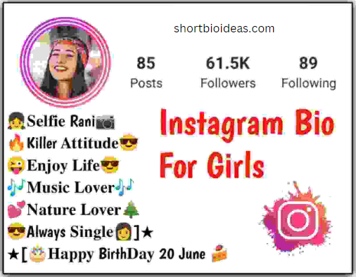 Instagram Bio For Girls